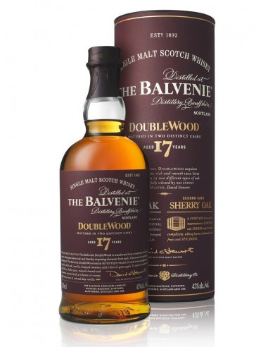 BALVENIE DOUBLE WOOD WHISKY 17 ANS...